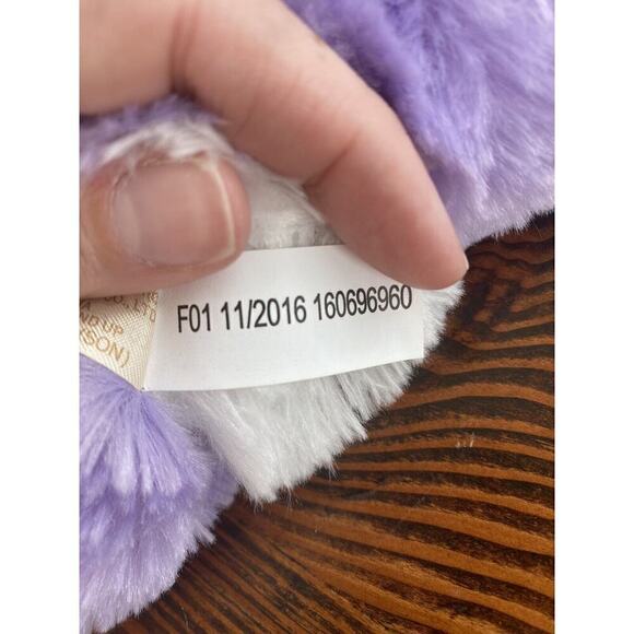 Dan Dee Collectors Choice Purple Hoppy Hopster Easter Bunny Stuffed Animal 2016 - Picture 9 of 10